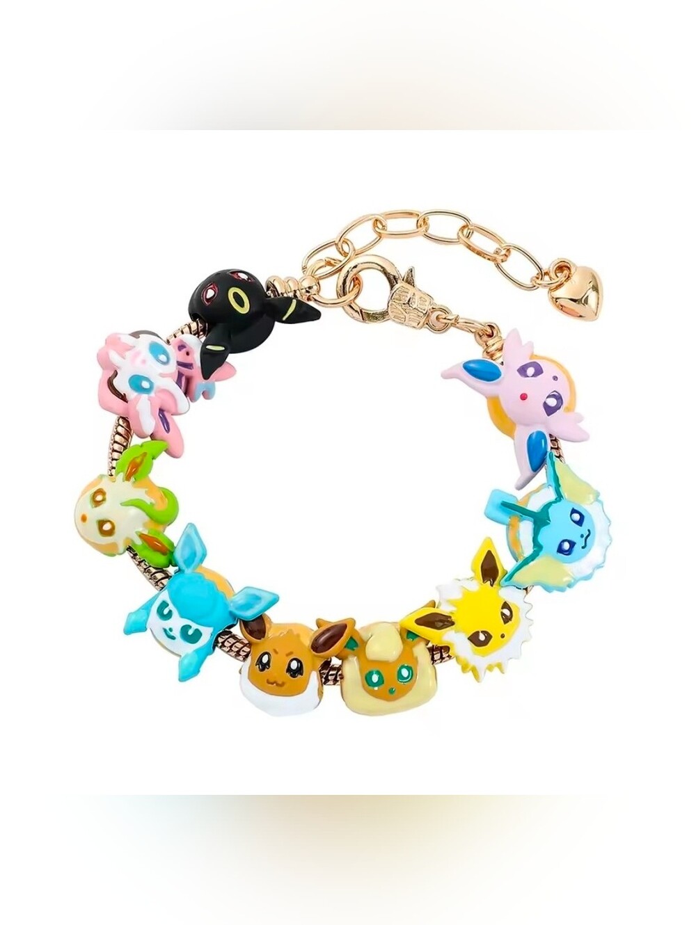 Pokemon Eeveelutions Charm Bracelet